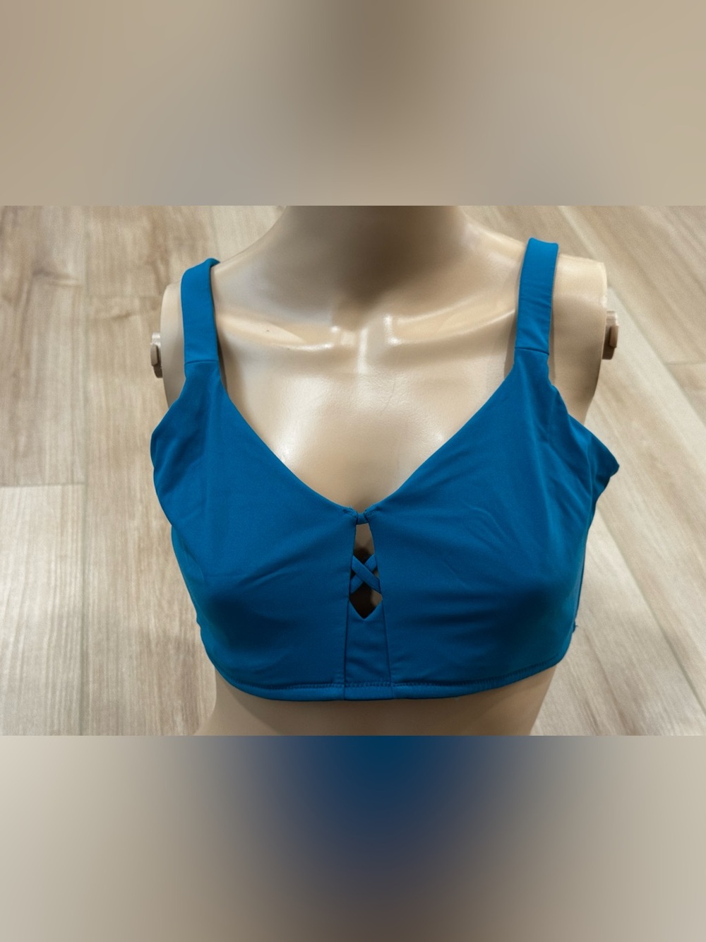 Bare Bare Necessities Teal Wireless T-Shirt Bra 36DDD Full Coverage
